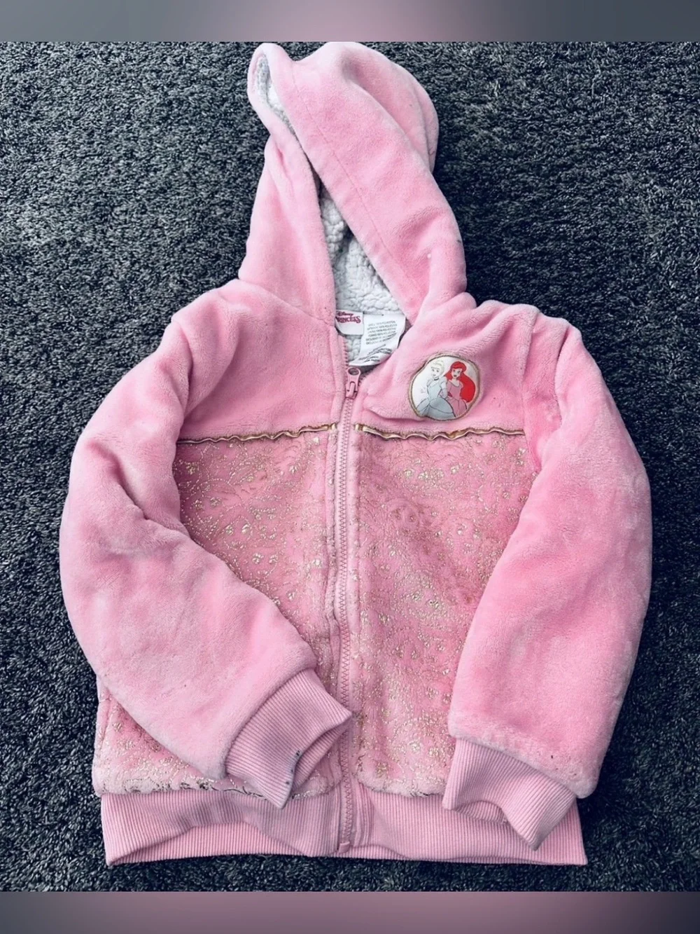 Disney Princess Girls Jacket Size 6 0136